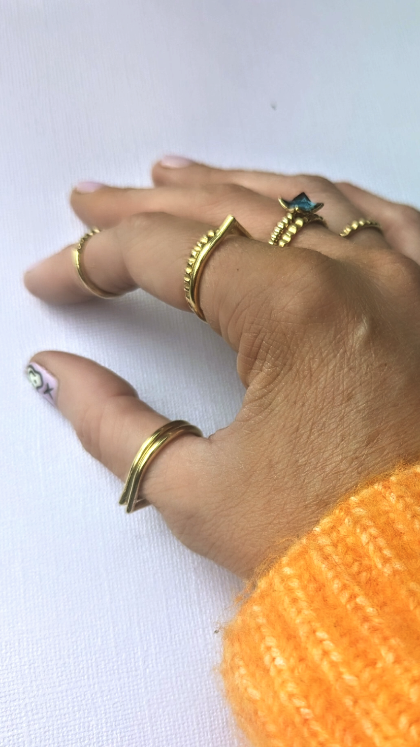 Goddess Tear Drop Ring