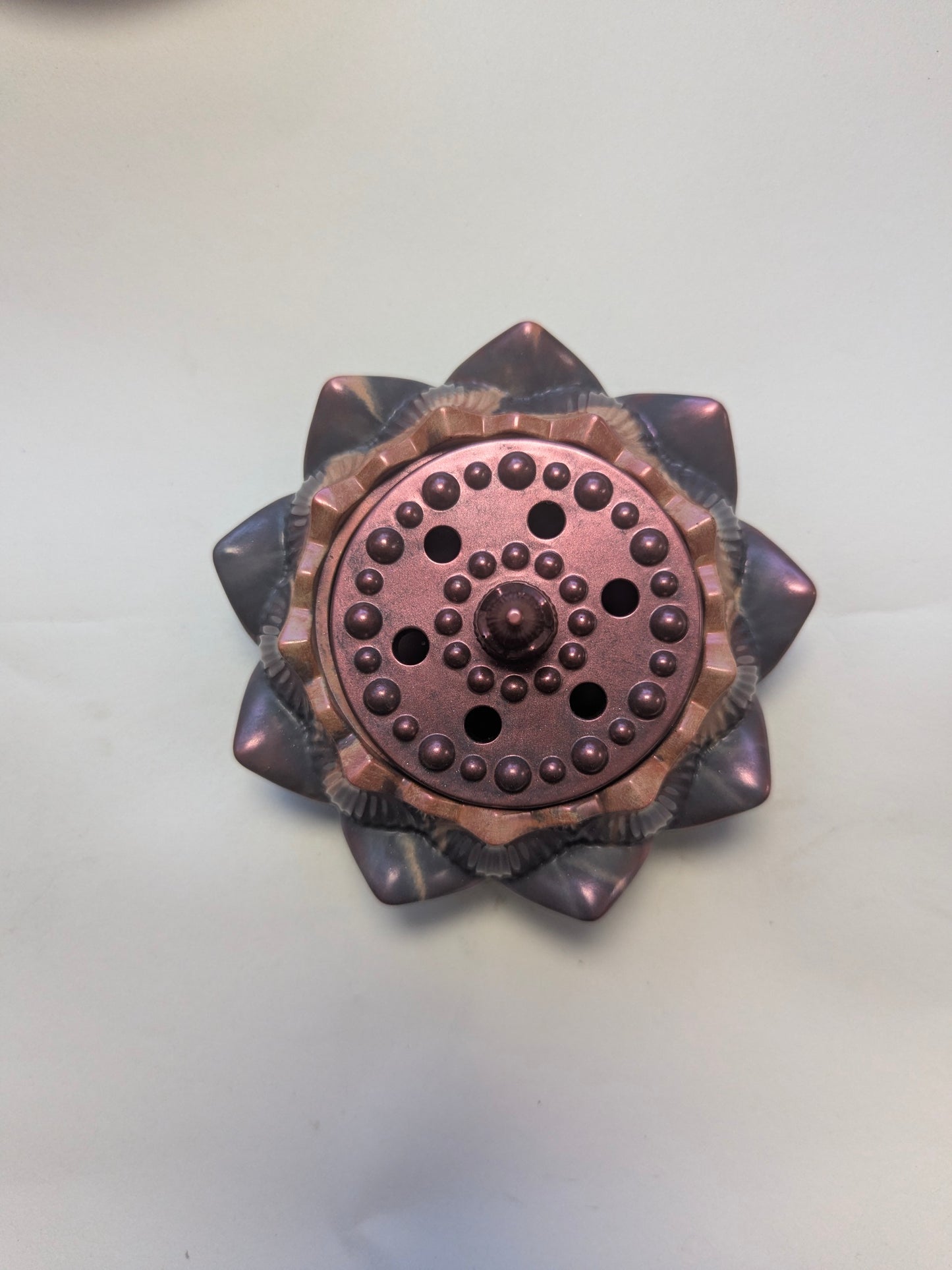 Made to order. Sacred Lotus Incense Cone Burner Handmade Jesmonite Holder Spiritual Decor Eco-Friendly Durable Unique Gift for Rituals Meditation