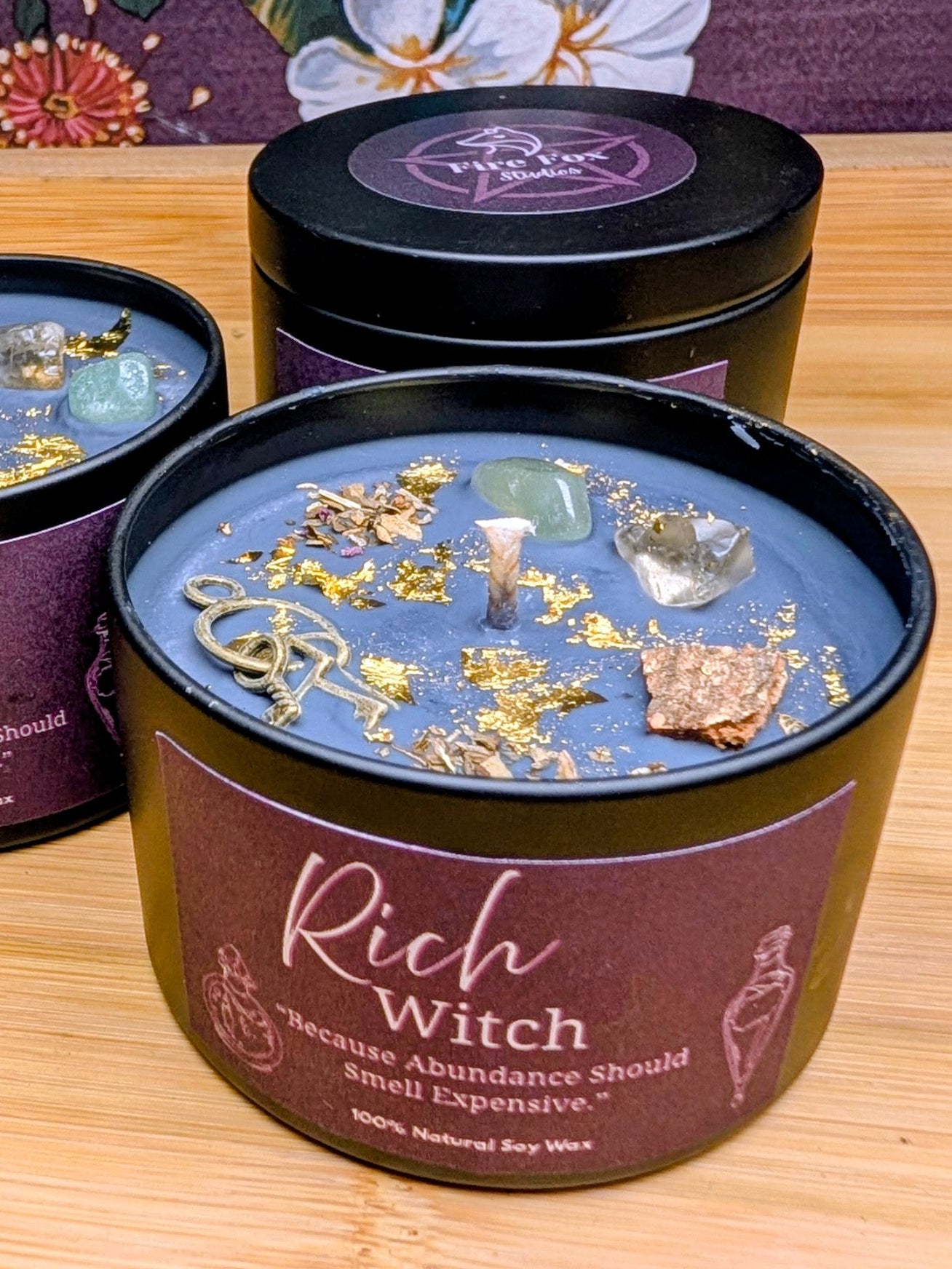 Handcrafted Ritual Spell Candles | 4oz Scented Manifestation Candles | Fire Fox Studios