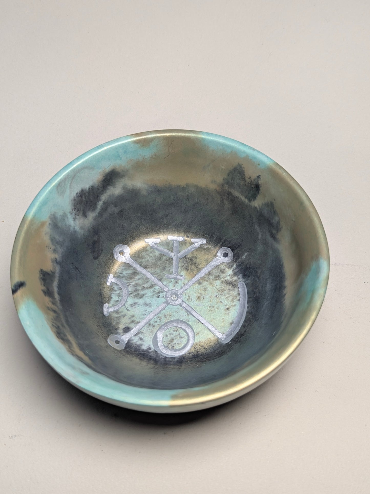 Hekate’s Wheel & Venus Sigil Offering Bowls Handmade Jesmonite Altar Dishes Choose Your Design Pagan Ritual Decor for Rituals