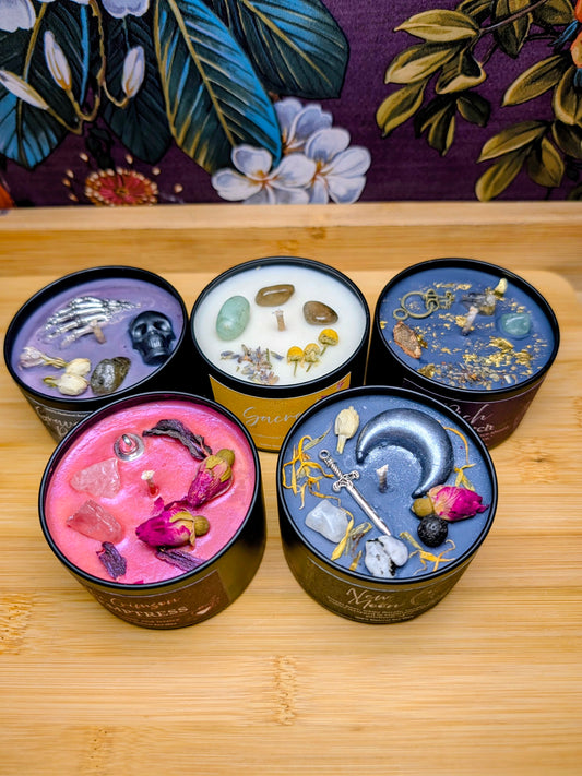 Handcrafted Ritual Spell Candles | 4oz Scented Manifestation Candles | Fire Fox Studios