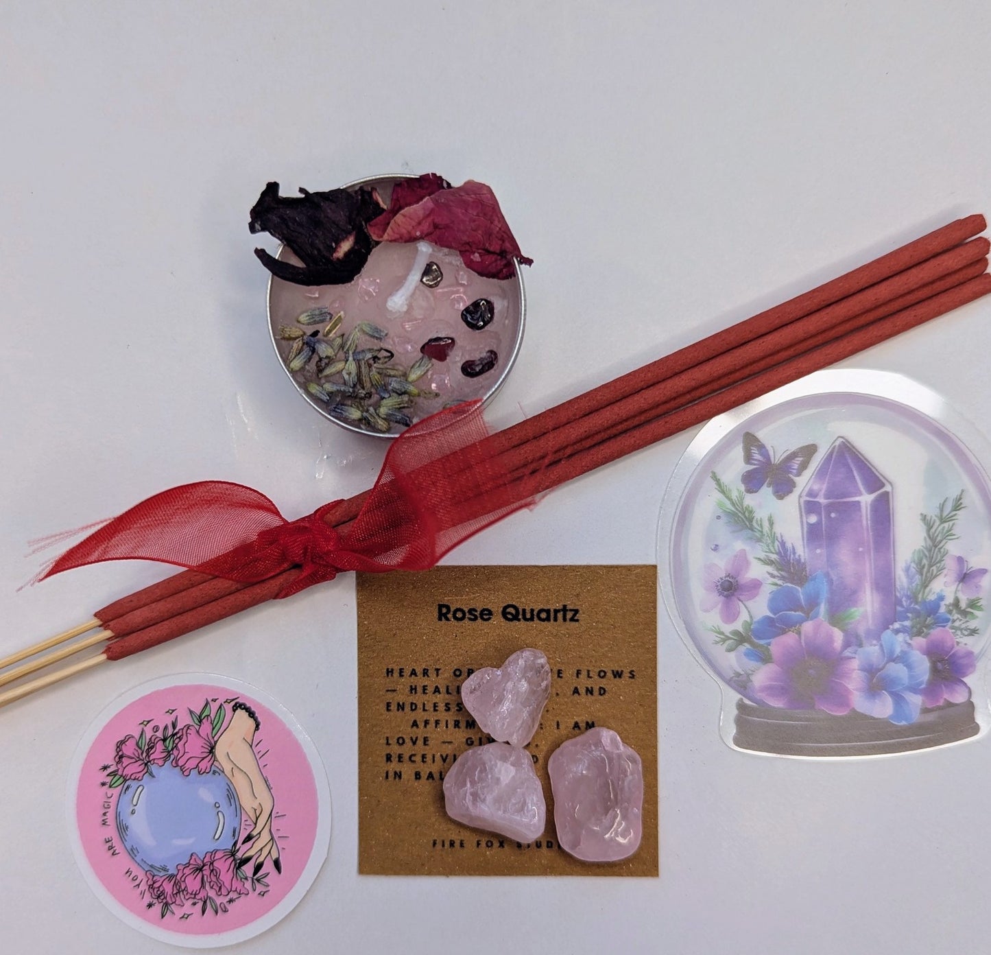 💖 Pink Self-Love Jewellery Ritual Set