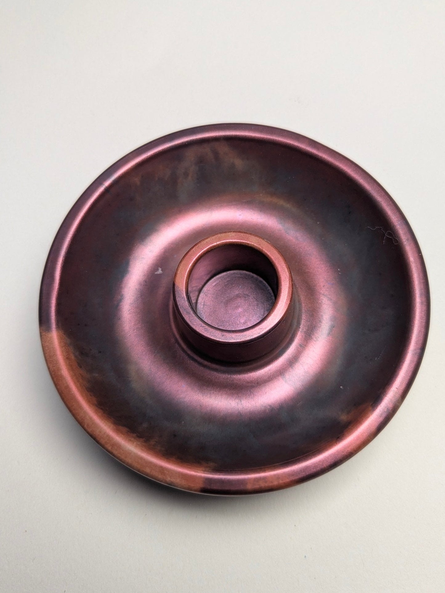 Handcrafted Ritual Candle Bowls Unique Abstract Design for Spiritual Practices Cast from Eco Friendly Jesmonite Material