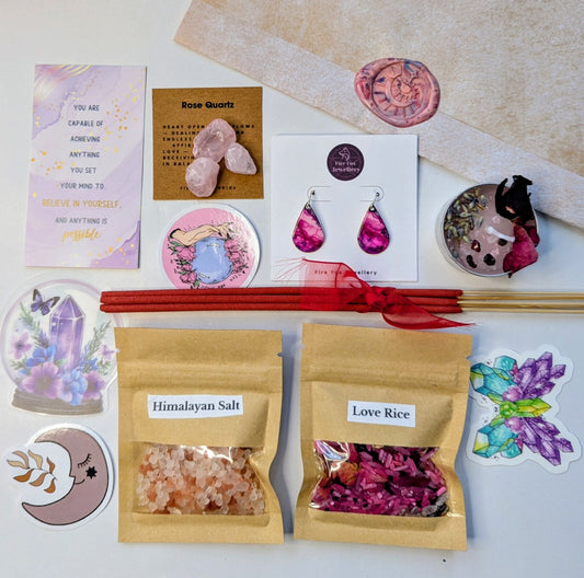 💖 Pink Self-Love Jewellery Ritual Set