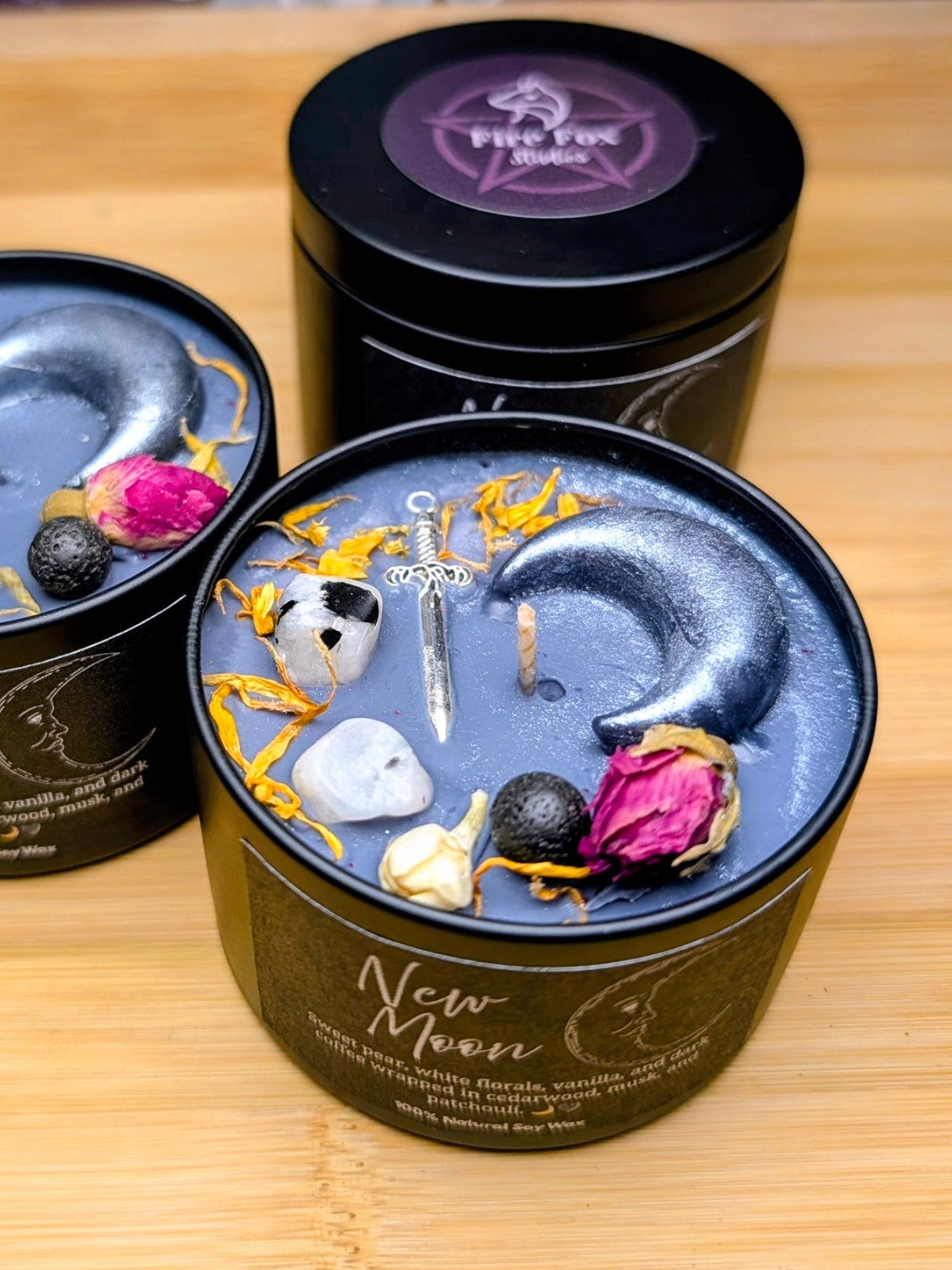 Handcrafted Ritual Spell Candles | 4oz Scented Manifestation Candles | Fire Fox Studios