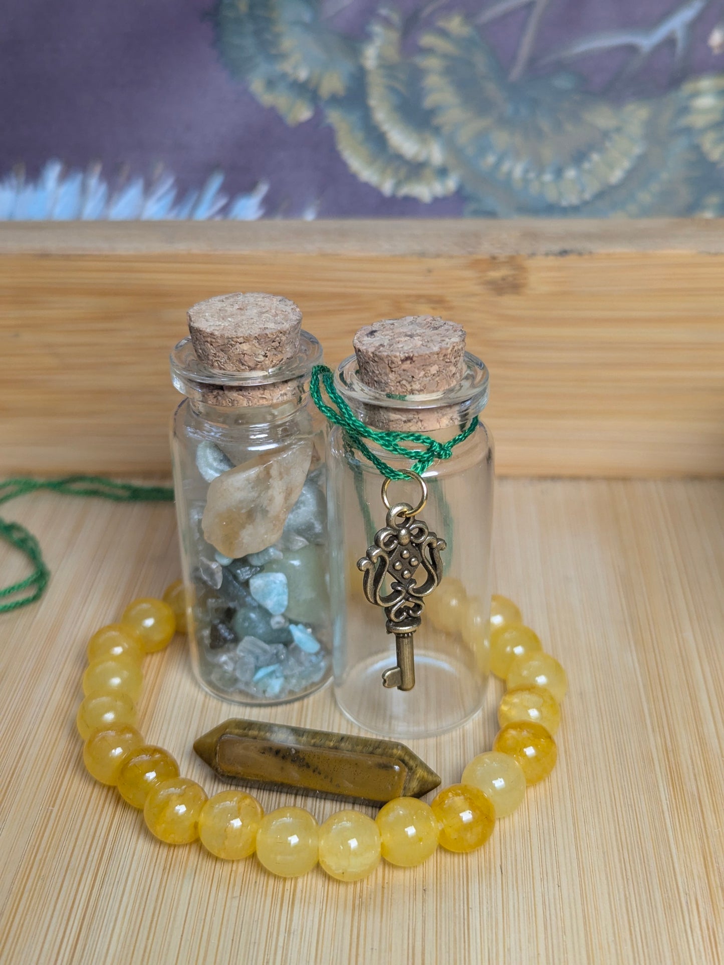 Money Bowl Manifestation Spell Kit Charged for Abundance Prosperity Luck with Green Rice 8 Chinese Coins Spell Jars Candles Crystals Incense Gift Set