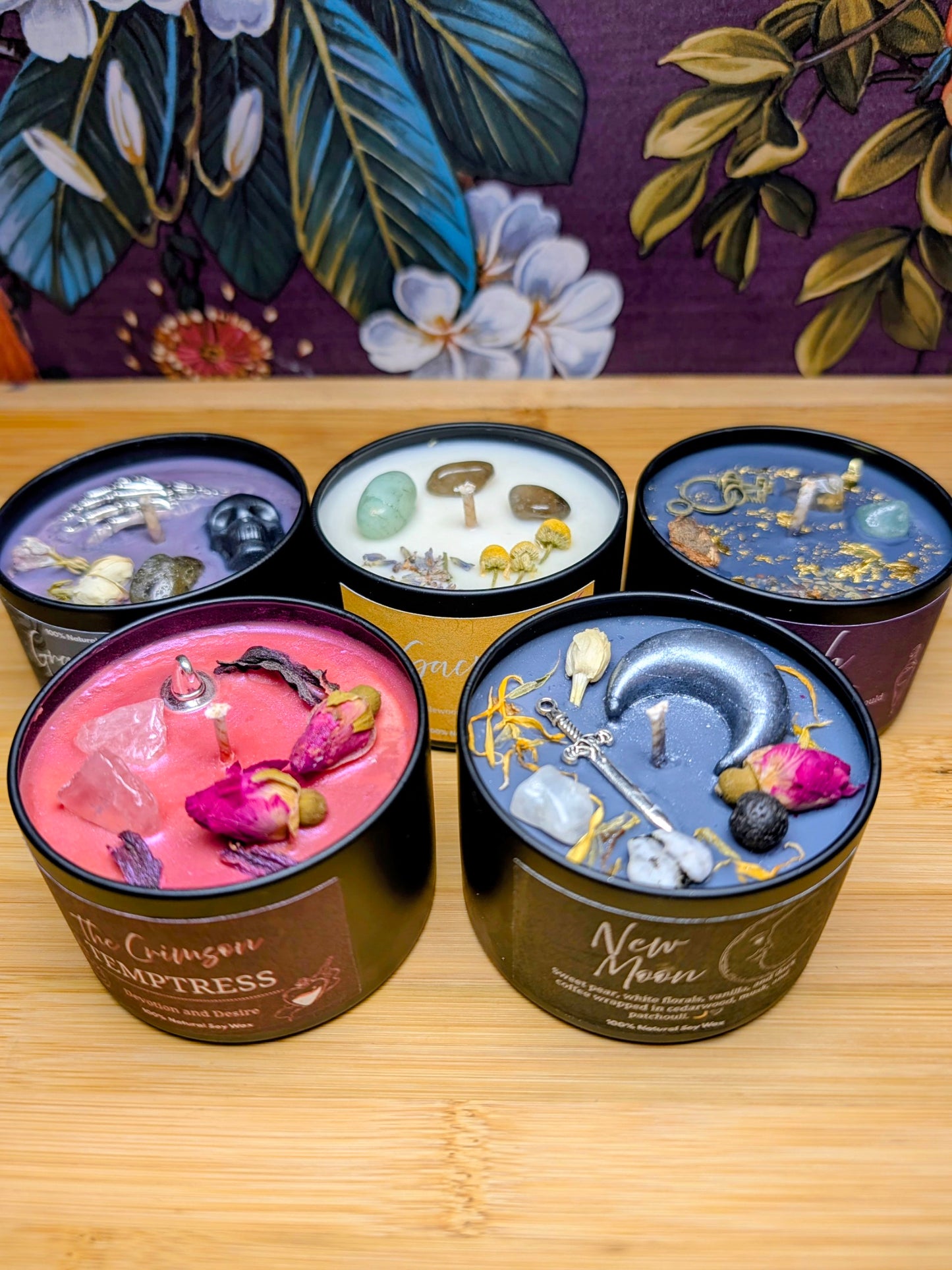 Handcrafted Ritual Spell Candles | 4oz Scented Manifestation Candles | Fire Fox Studios
