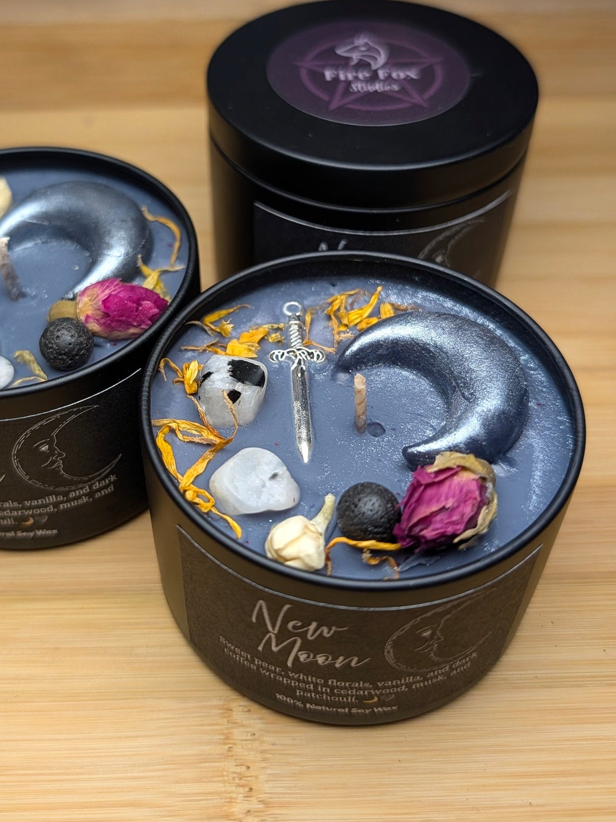 Handcrafted Ritual Spell Candles | 4oz Scented Manifestation Candles | Fire Fox Studios