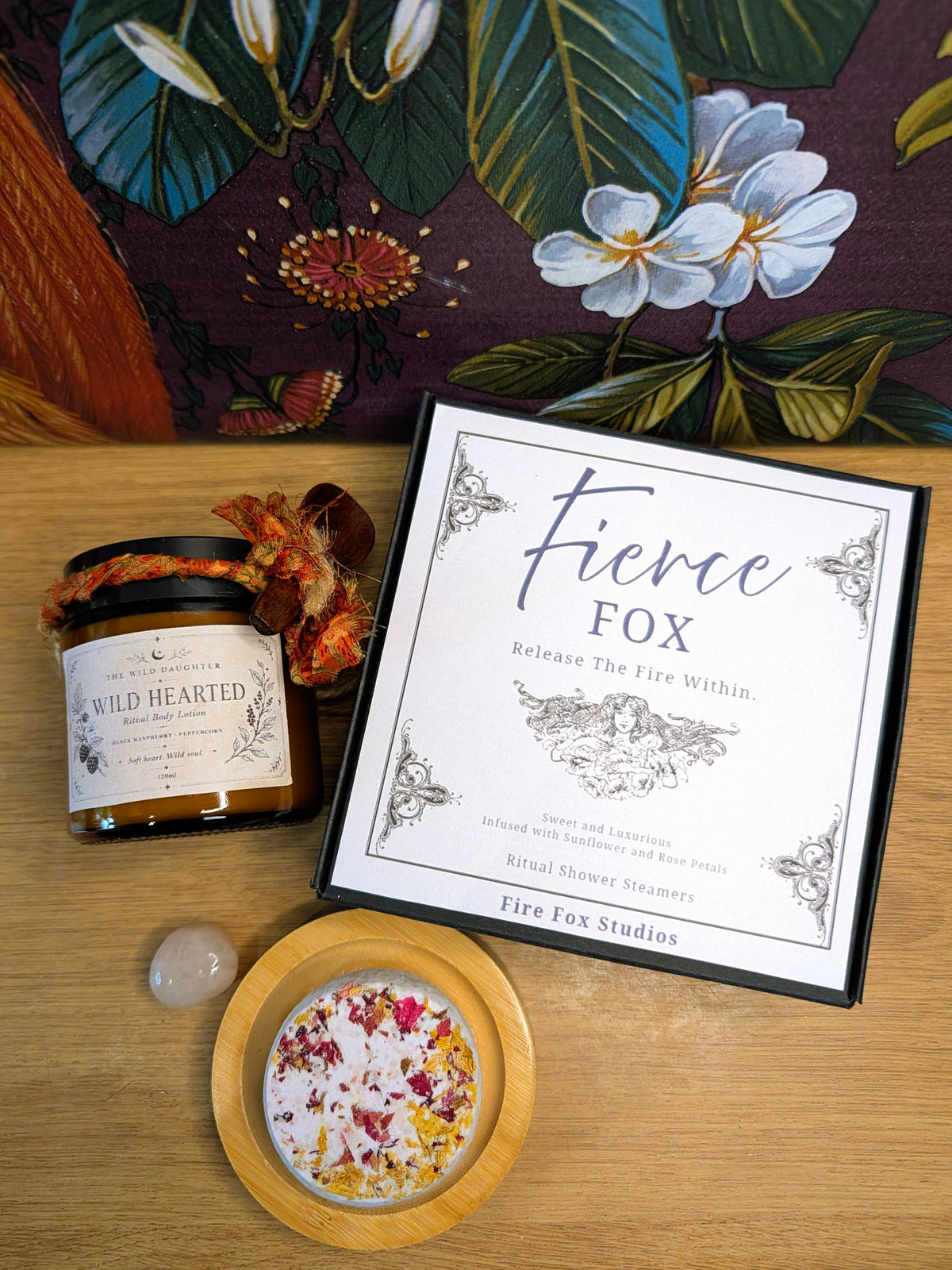 Fierce Fox & Wild Hearted Ritual Gift Set with Shower Steamers & Body Cream - Limited Edition Confidence and Self-Love Collection