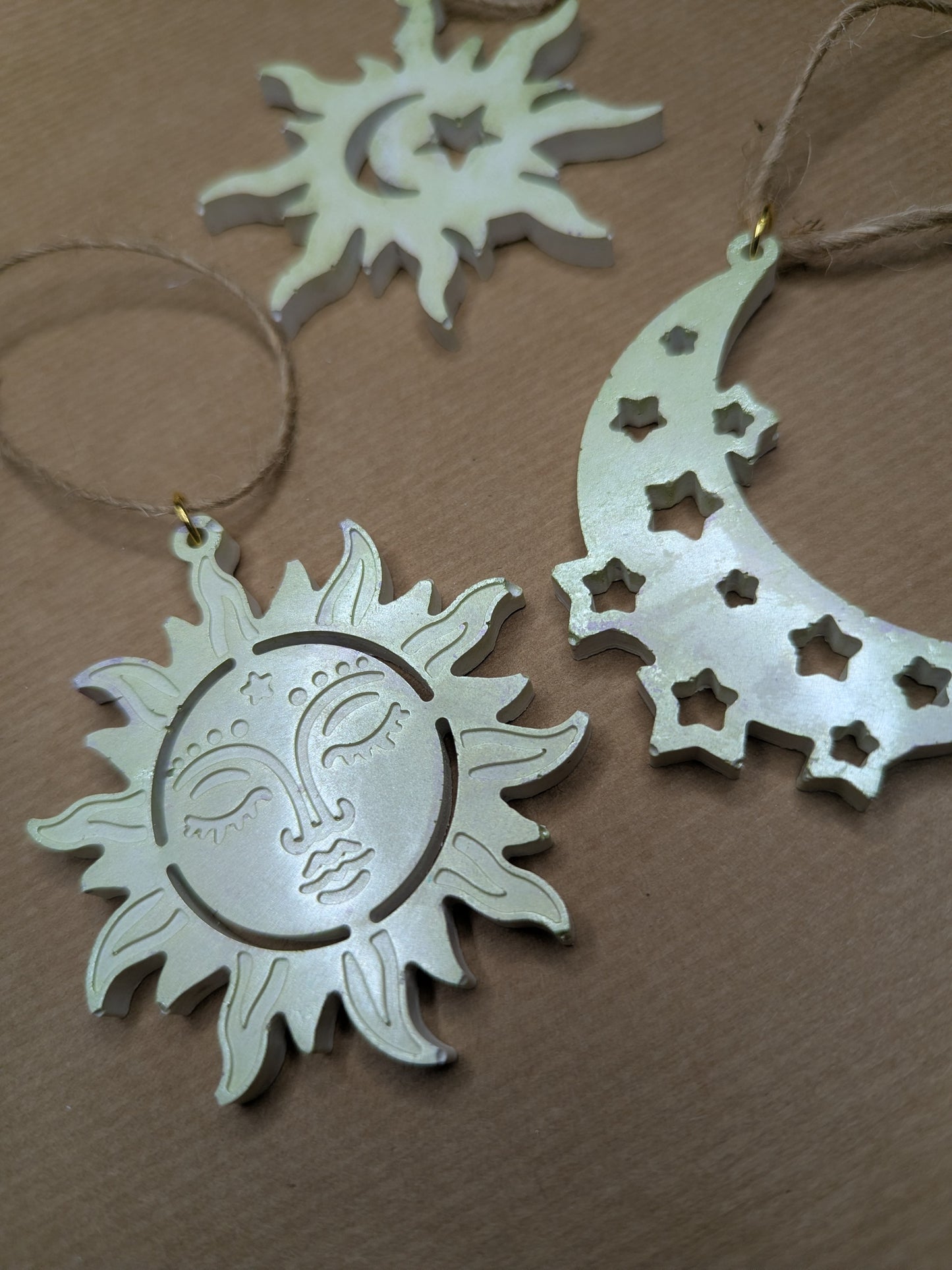 Moon, Star and Sun Decorations