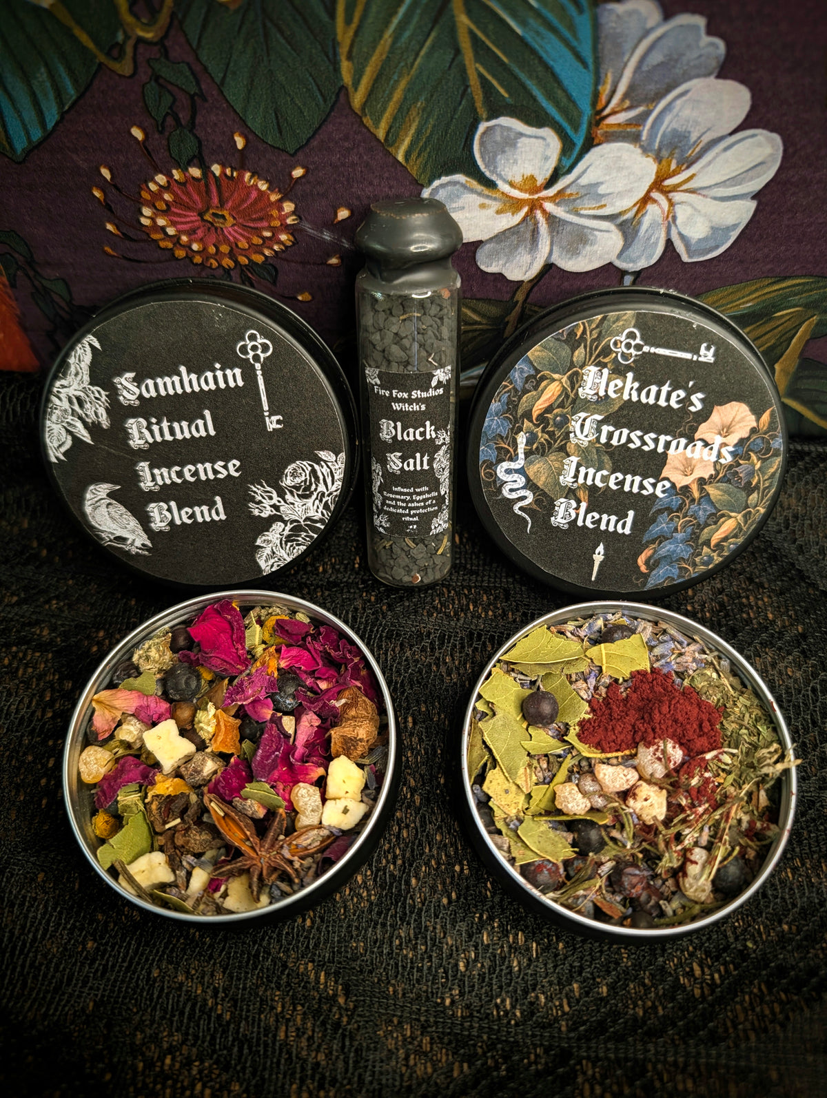 Wake the Dead Samhain Ritual Box Witchcraft Ritual Gift Box Candles, Incense, Ritual Oils, Wax Melts & Altar Tools. Halloween,