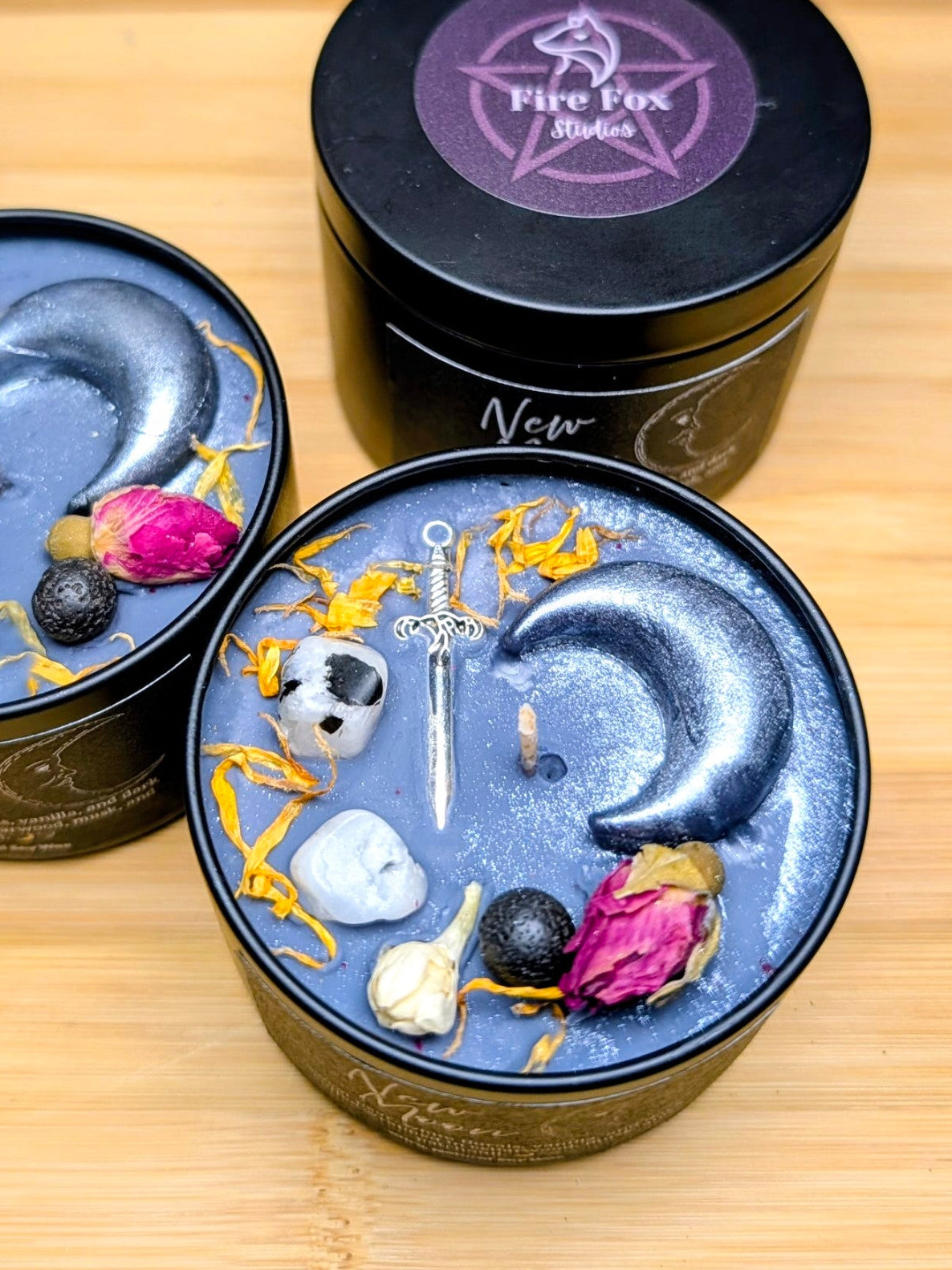 Handcrafted Ritual Spell Candles | 4oz Scented Manifestation Candles | Fire Fox Studios