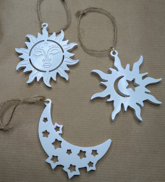 Moon, Star and Sun Decorations