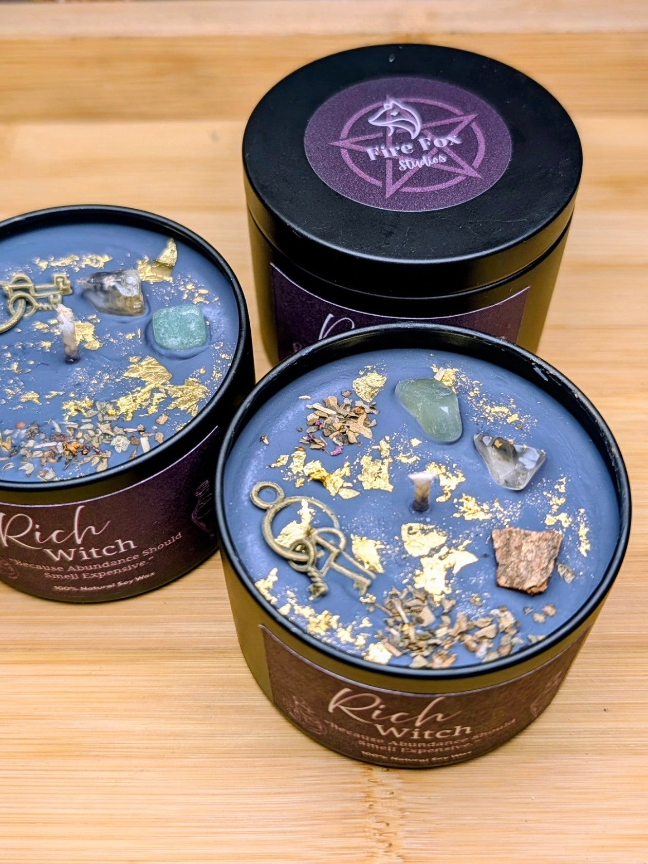 Handcrafted Ritual Spell Candles | 4oz Scented Manifestation Candles | Fire Fox Studios