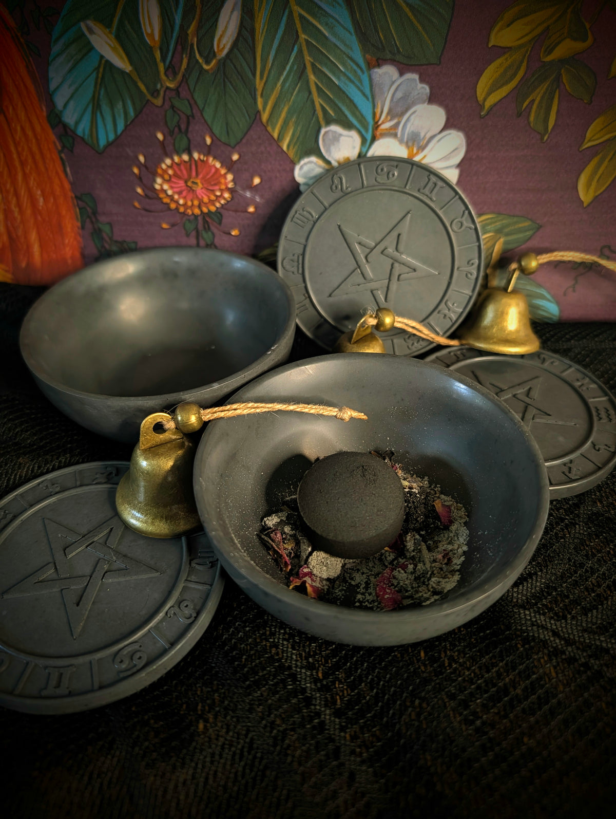 Wake the Dead Samhain Ritual Box Witchcraft Ritual Gift Box Candles, Incense, Ritual Oils, Wax Melts & Altar Tools. Halloween,