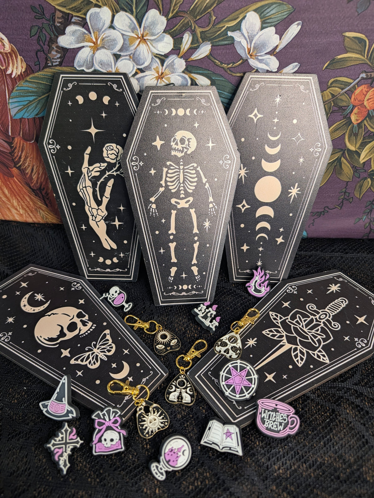 Wake the Dead Samhain Ritual Box Witchcraft Ritual Gift Box Candles, Incense, Ritual Oils, Wax Melts & Altar Tools. Halloween,