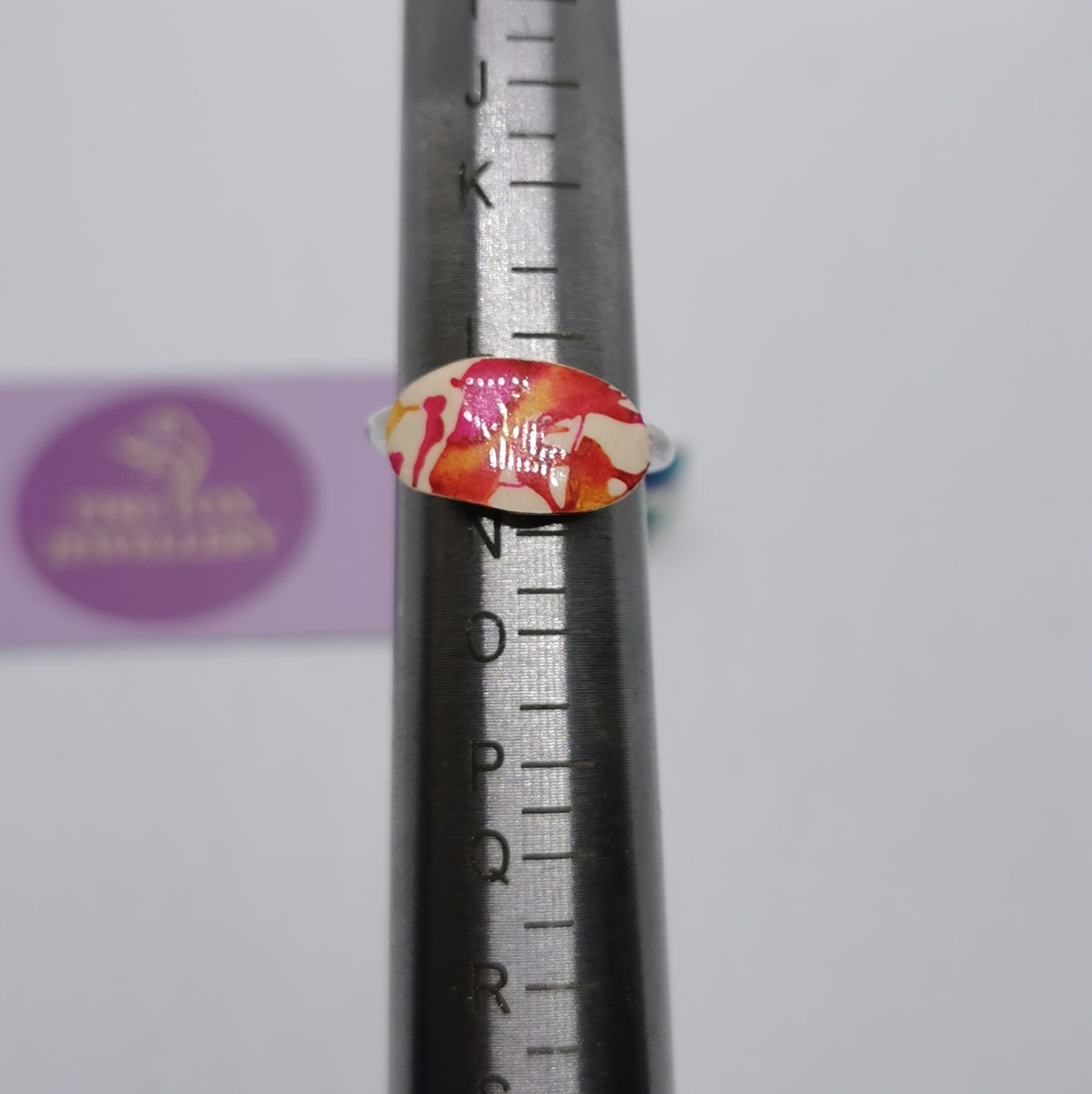 Sweet Plum and Butterscotch Sterling Silver Ring. spring and summer jewellery trends