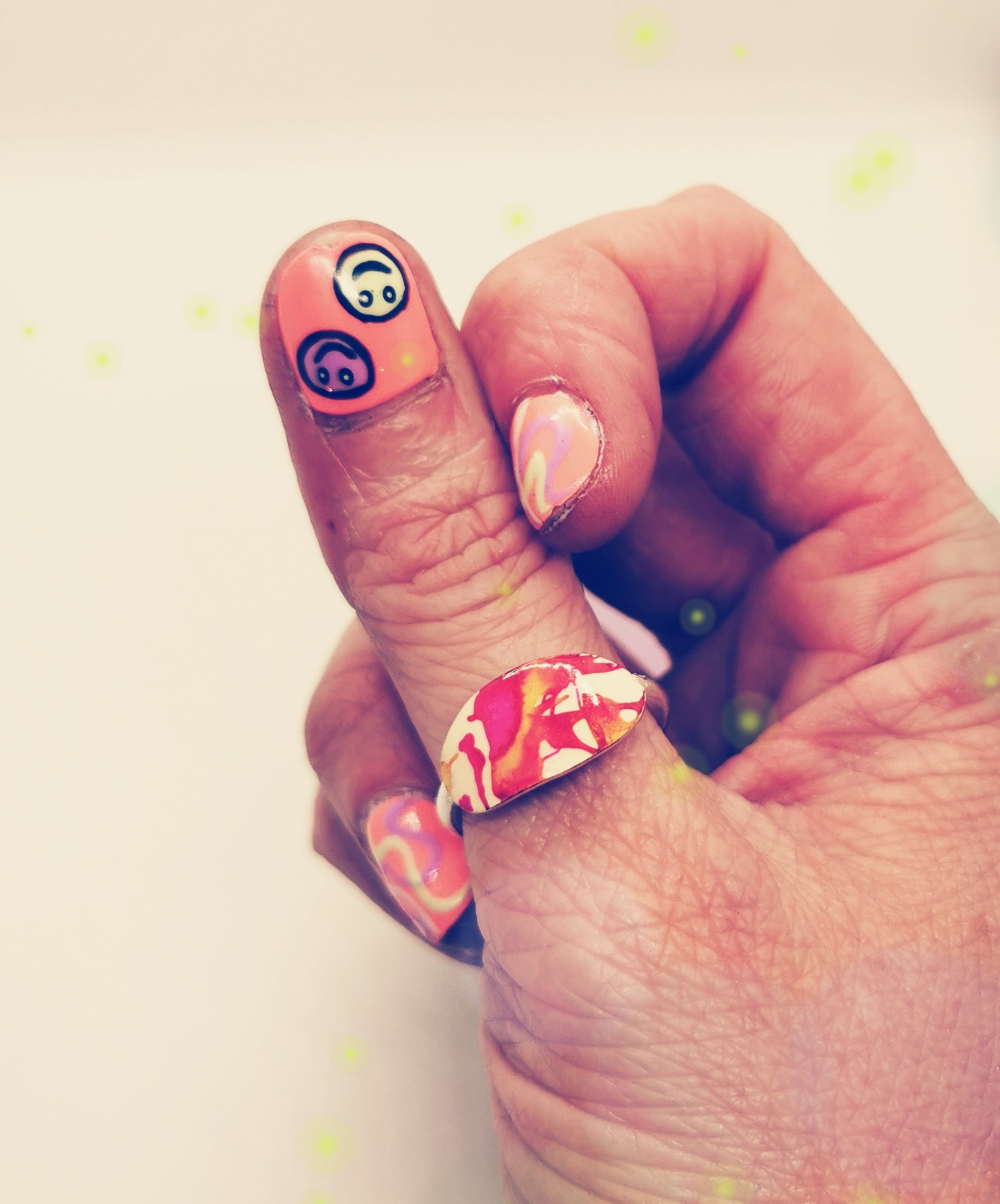 Sweet Plum and Butterscotch Sterling Silver Ring. spring and summer jewellery trends